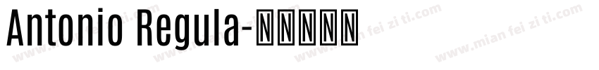 Antonio Regula字体转换
